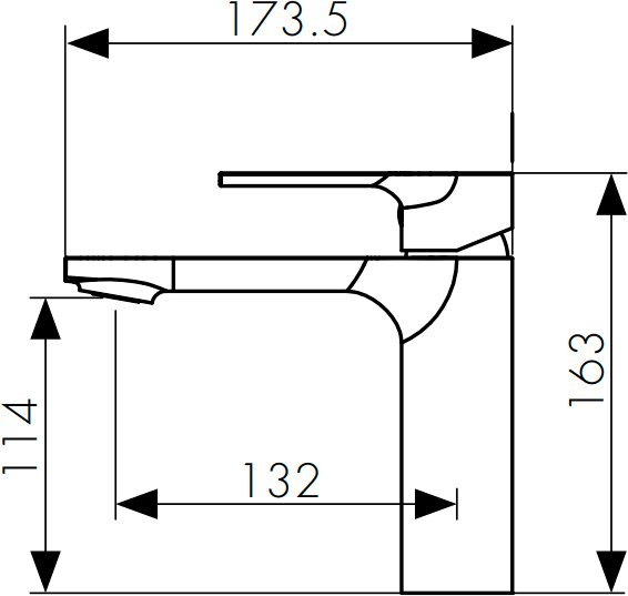 Смеситель для раковины Kaiser Linear