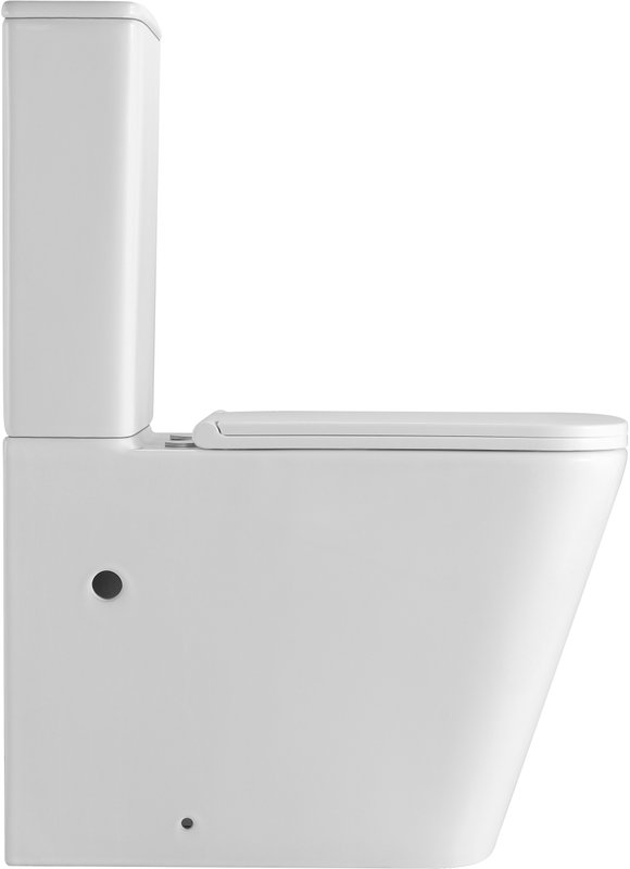 Унитаз-компакт напольный SantiLine SL-5028, белый