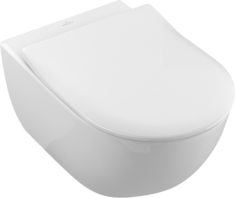 Унитаз подвесной Villeroy & Boch Subway 2.0 5614R2R1, CeramicPlus, глянцевый белый