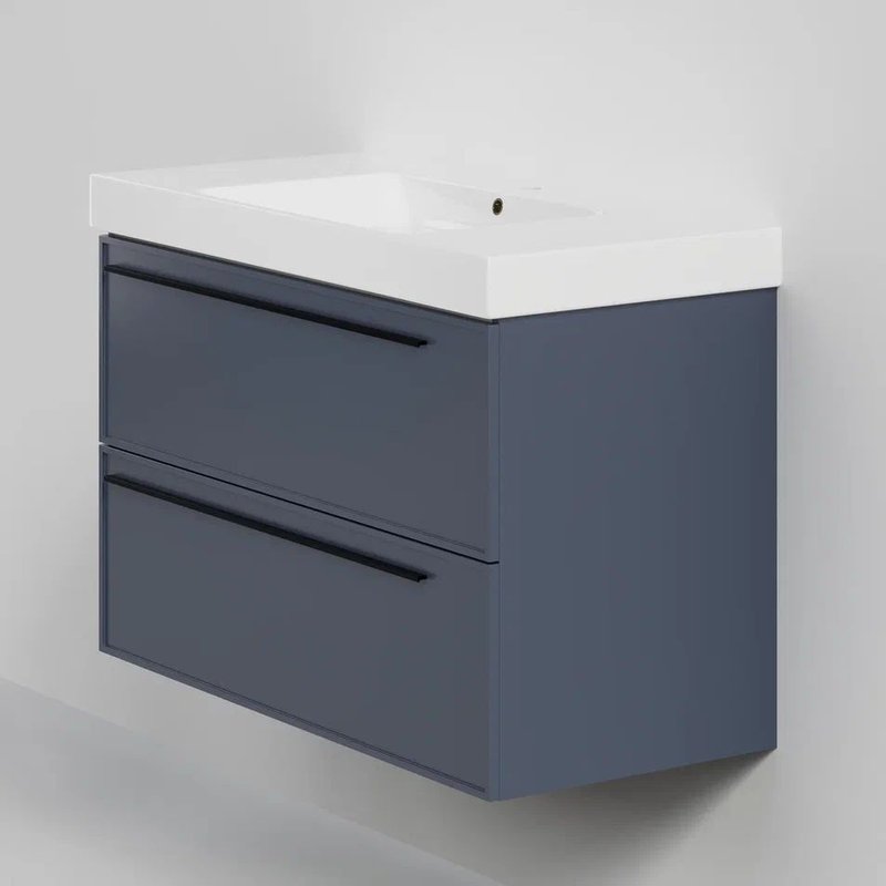 Тумба под раковину La Fenice ELBA Twin Blu Grigio синяя матовая 100 см