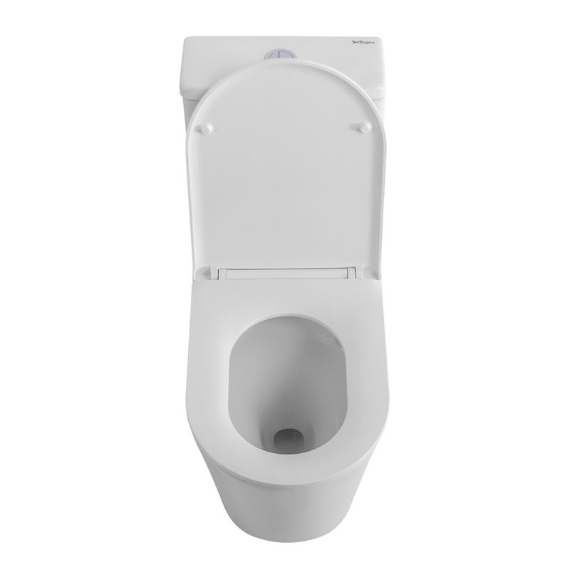 Унитаз-моноблок напольный BelBagno Tre BB673CP-MN-TOR/SC