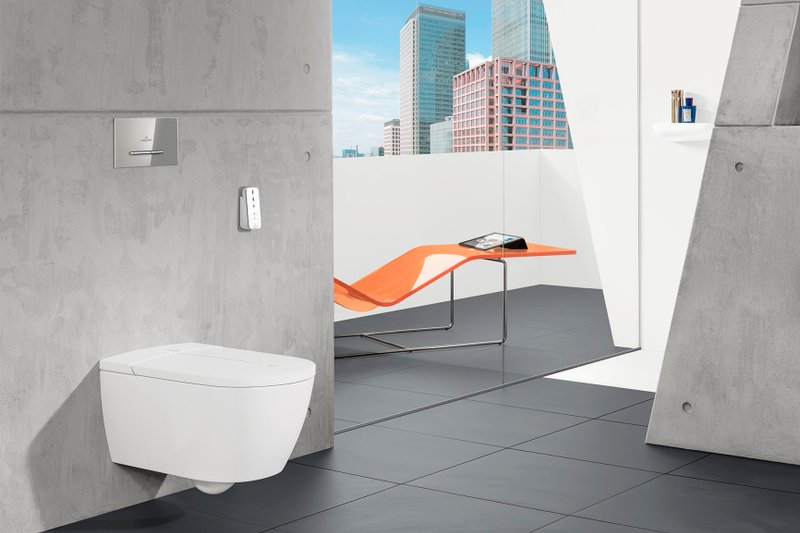 Умный унитаз подвесной Villeroy & Boch Viclean V0E100R1