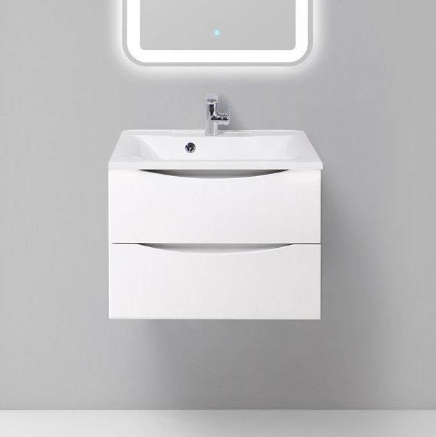 Тумба под раковину без столешницы BelBagno Marino 65 bianco lucido