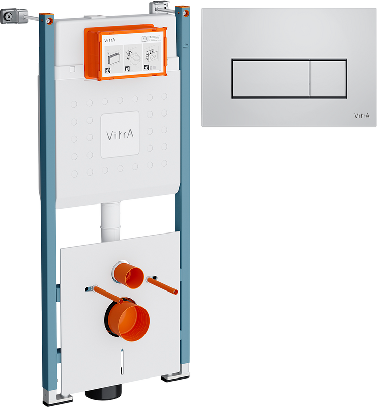 Комплект Инсталляция VitrA V-Fix Core 732-5800-01PV крепление к полу и стене, с регулировкой по высо
