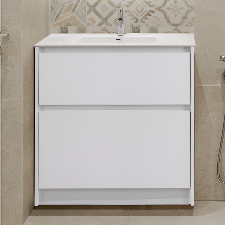 Тумба под раковину без столешницы BelBagno Kraft 80 напольная, bianco opaco