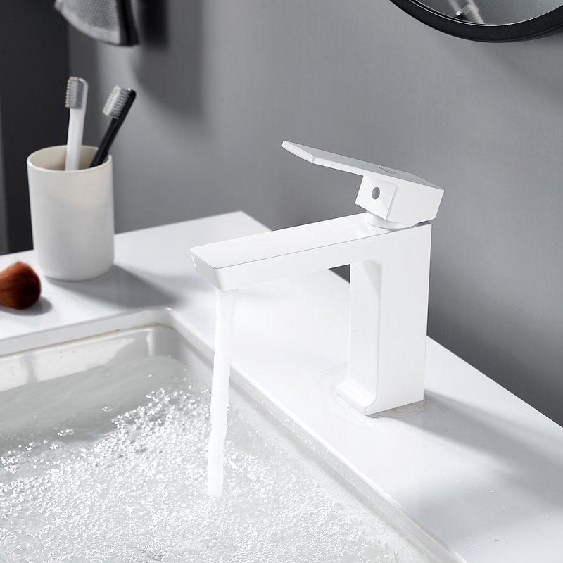 Смеситель для раковины Rose R18C R1801C-1, белый