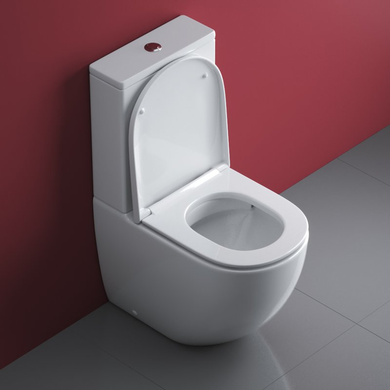 Унитаз-компакт напольный Cezares Stylus CZR-152-CPR/CZR-GN-SC