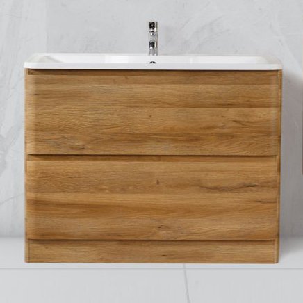Тумба под раковину без столешницы BelBagno Albano 100 напольная, rovere rustico