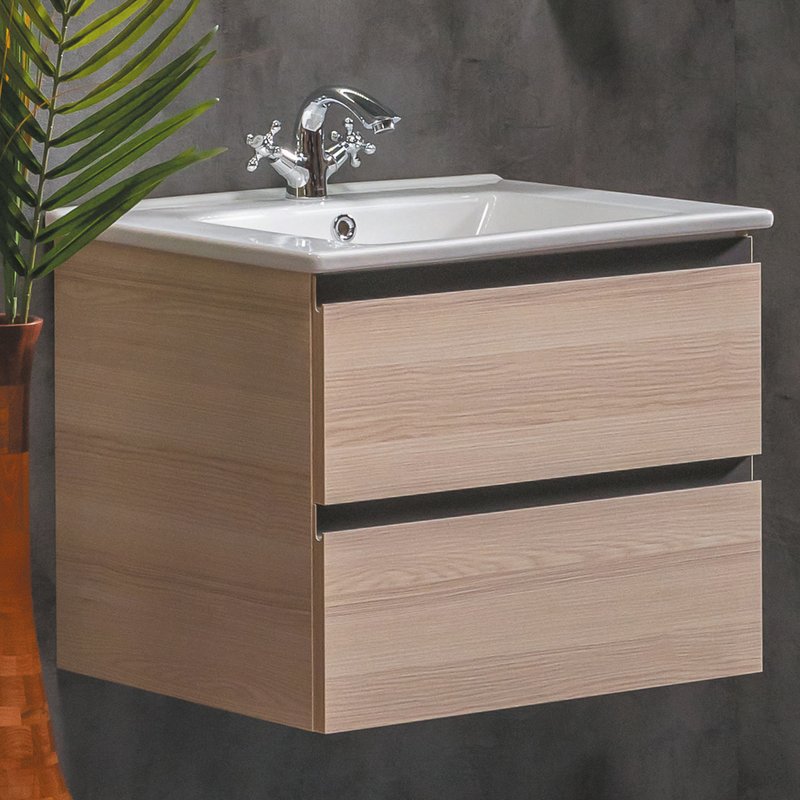Тумба под раковину без столешницы Armadi Art Capolda 65 light wood