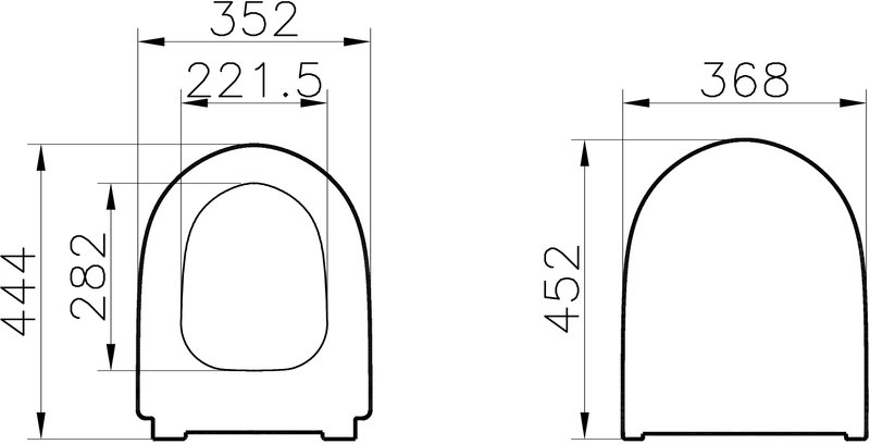 Крышка-сиденье VitrA Sento