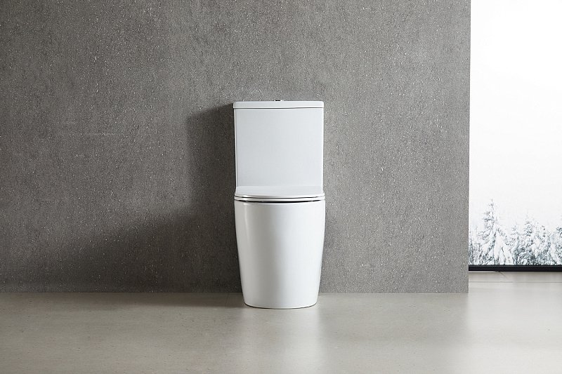 Унитаз-компакт напольный AZARIO Leo AZ-1253CT, с микролифтом, безободковый
