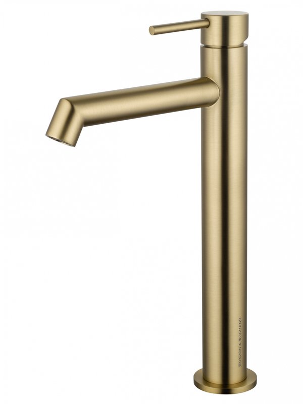 Смеситель для раковины Wonzon & Woghand WW-H1064-BG, брашированное золото