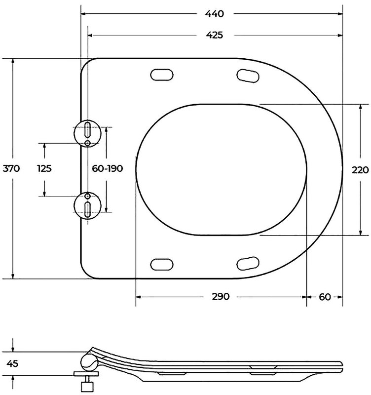 Крышка-сиденье BelBagno Amanda BB051SC, с микролифтом