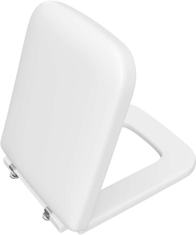 Крышка-сиденье VitrA Shift 91-001-009 с микролифтом, петли хром, белая матовая