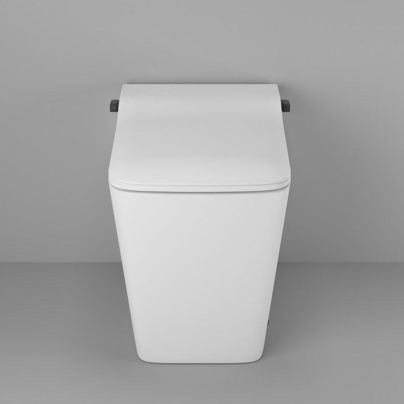 Умный унитаз напольный Grossman Смарт GR-PR-5701, глянцевый белый