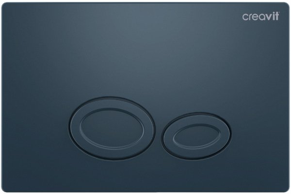 Кнопка смыва для унитаза Creavit Drop GP2002.05 пластик, цвет базальт