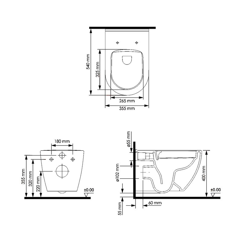 Комплект 5 в 1 Wasserkraft 56TLT.010.ME.MG03.H002