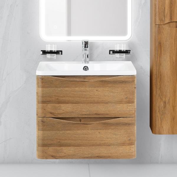 Тумба под раковину без столешницы BelBagno Acqua 70 подвесная, rovere rustico