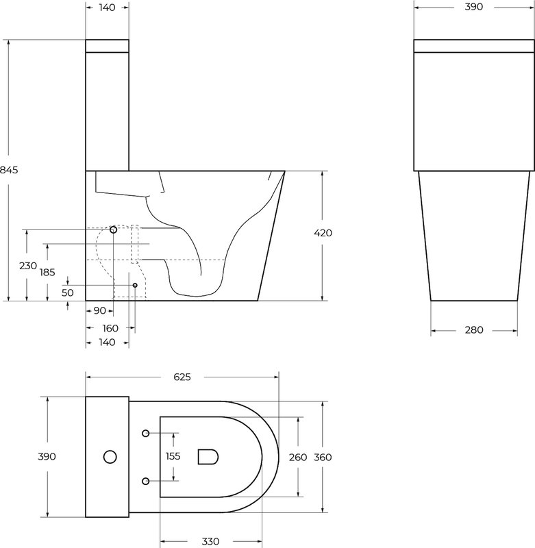 Унитаз-компакт напольный BelBagno Flay-r BB2149CPR/SC