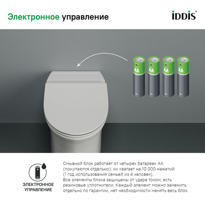 Умный унитаз напольный IDDIS Pulse PULIDSEi26