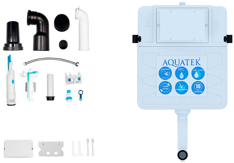 Смывной бачок скрытого монтажа AQUATEK INS-0000019
