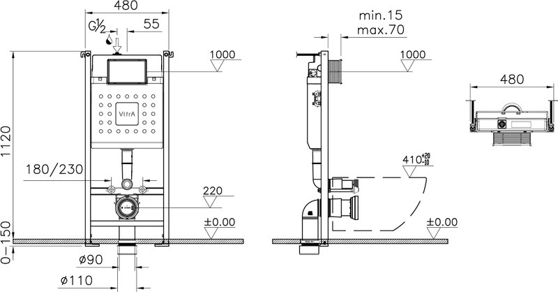 Комплект VitrA 732-5800-01