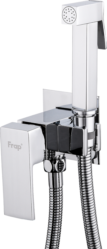 Гигиенический душ Frap F7506, со смесителем, С ВНУТРЕННЕЙ ЧАСТЬЮ, хром