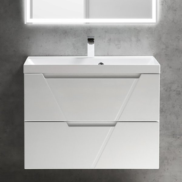 Тумба под раковину без столешницы BelBagno Vittoria 70 подвесная, bianco opaco