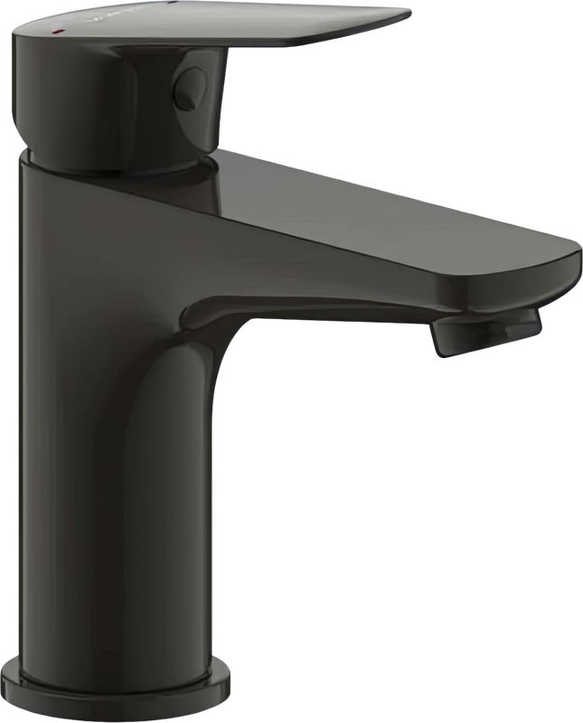 Смеситель для раковины Bravat Rhein F1429564BW-9-ENG, матовый черный