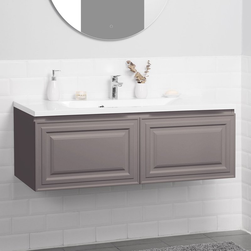 Тумба под раковину в ванную ITANA Verona 2.0 120 1193х450х400 подвесная Амаретти