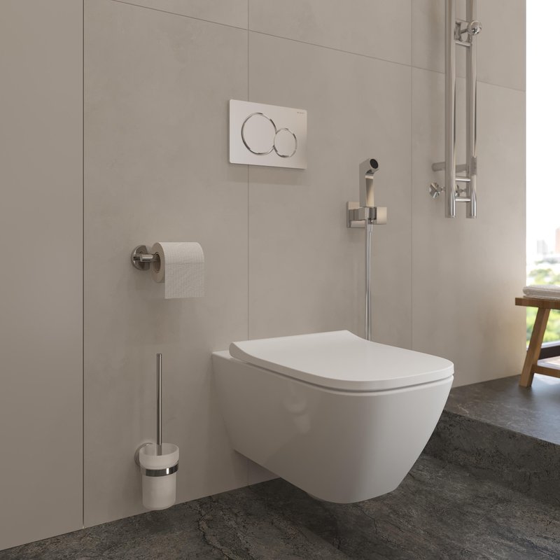 Унитаз подвесной Geberit Smyle Square 500.683.01.1