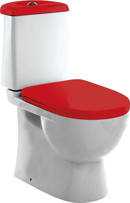 Унитаз-компакт напольный Sanita luxe Best Color Red