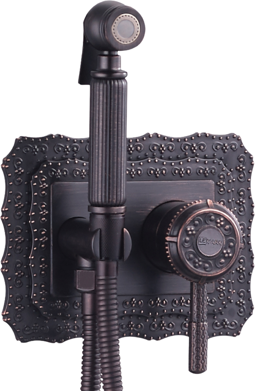 Гигиенический душ Lemark Jasmine LM6619ORB, со смесителем, С ВНУТРЕННЕЙ ЧАСТЬЮ