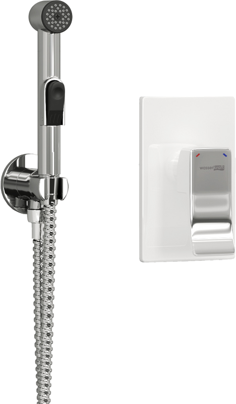 Гигиенический душ Wasserkraft A010656WHITE, шланг 100 см