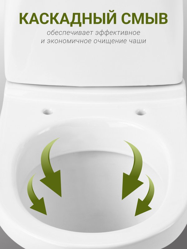 Унитаз-компакт напольный Santek Римини 1WH501523