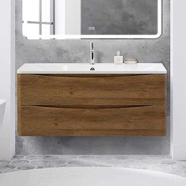 Тумба под раковину без столешницы BelBagno Acqua 120 подвесная, rovere rustico