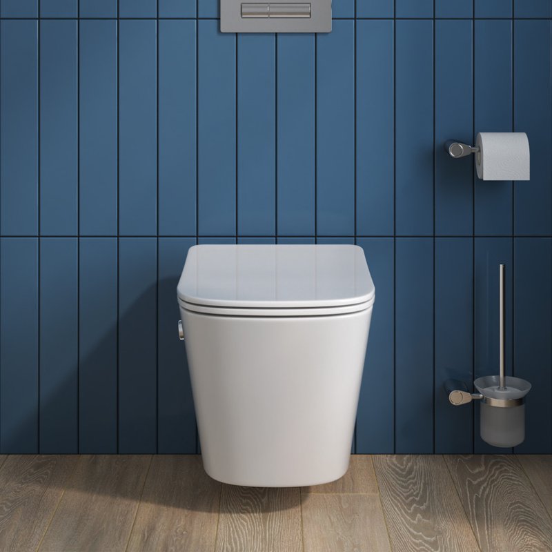 Унитаз подвесной BelBagno Due BB3103CHR-BS/SC