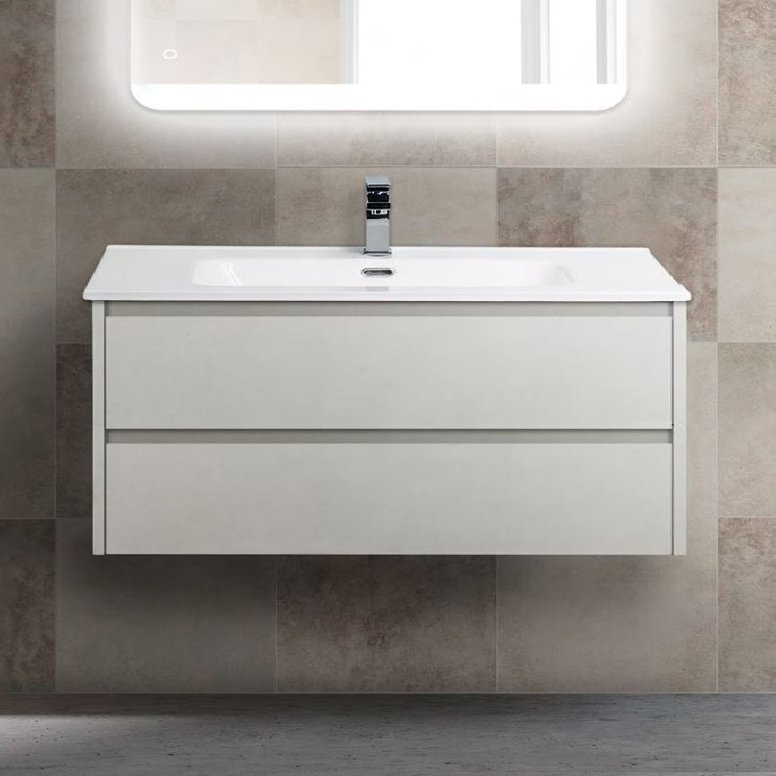 Тумба под раковину без столешницы BelBagno Kraft 100 bianco opaco