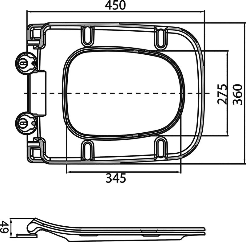 Крышка-сиденье BelBagno BB3201SC-MB матовая черная