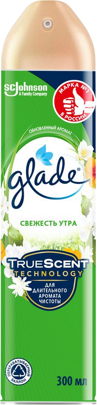 Освежитель воздуха Glade, аэрозоль, свежесть утра