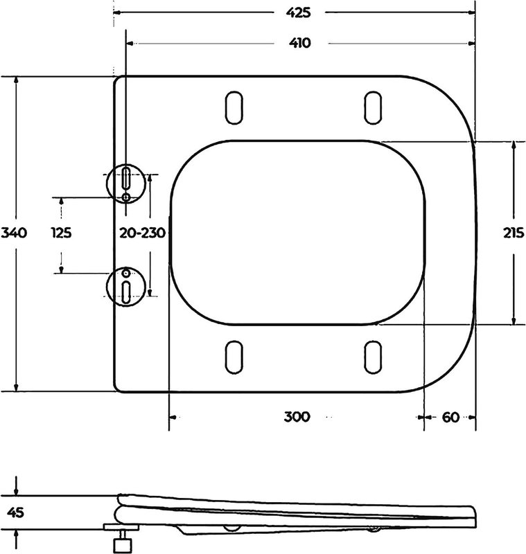 Крышка-сиденье BelBagno Marmi BB052SC, с микролифтом