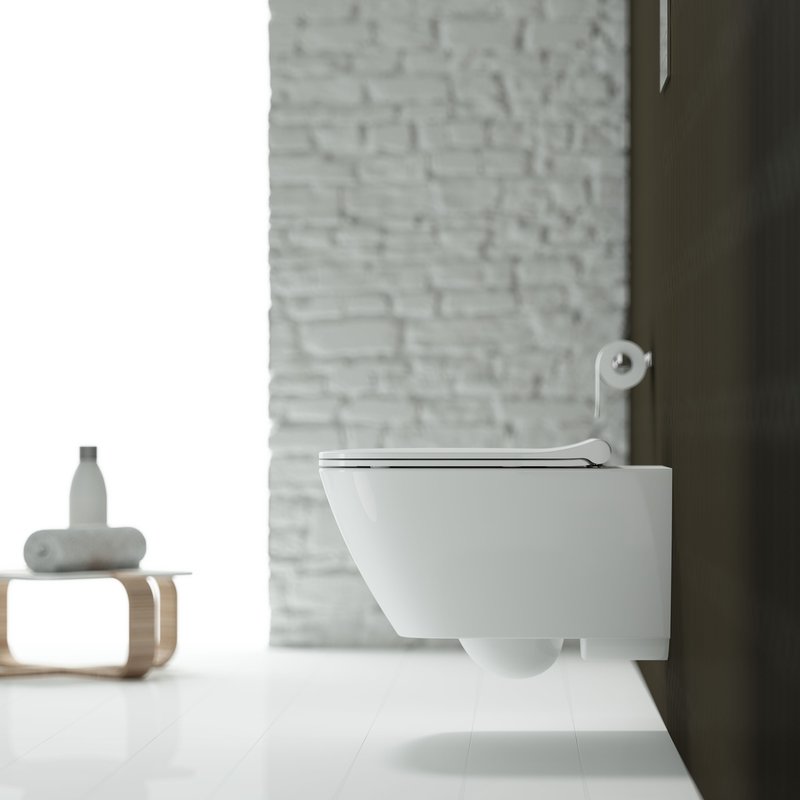 Унитаз подвесной Geberit Smyle Square 500.685.01.1