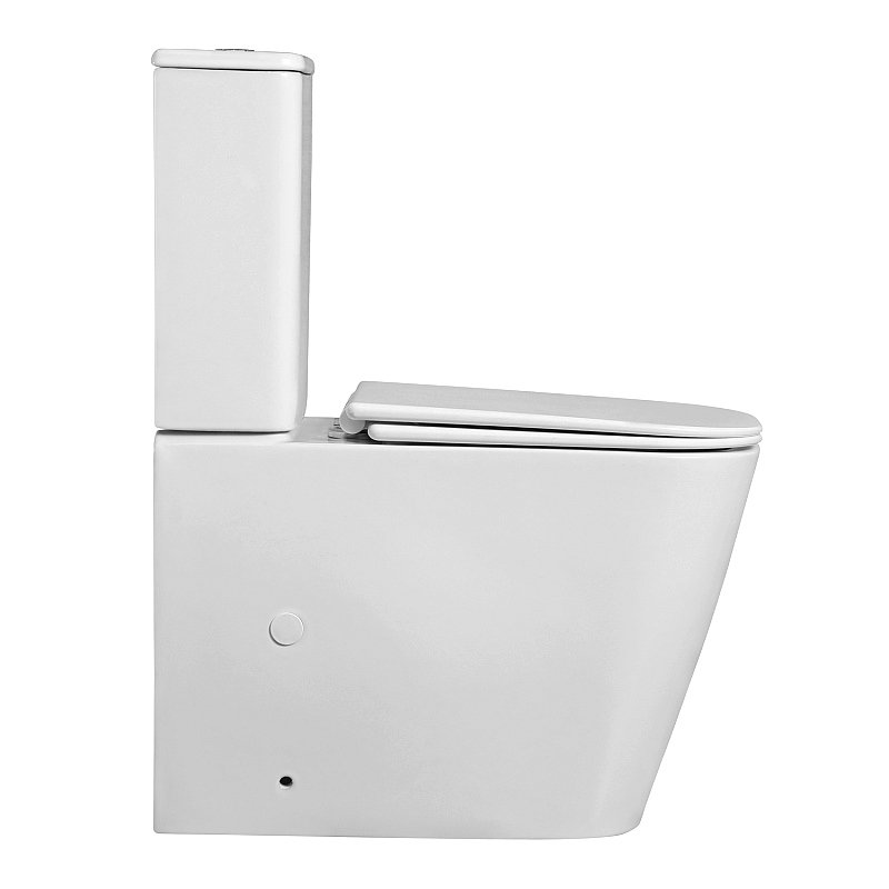 Унитаз-компакт напольный AZARIO Esconda AZ-1255A, глянцевый белый