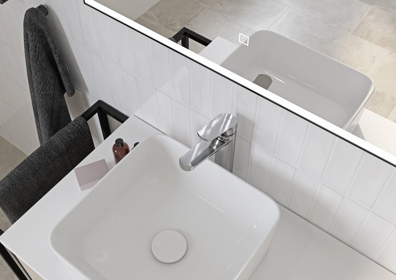 Смеситель для раковины Cersanit Flavis 63038, хром