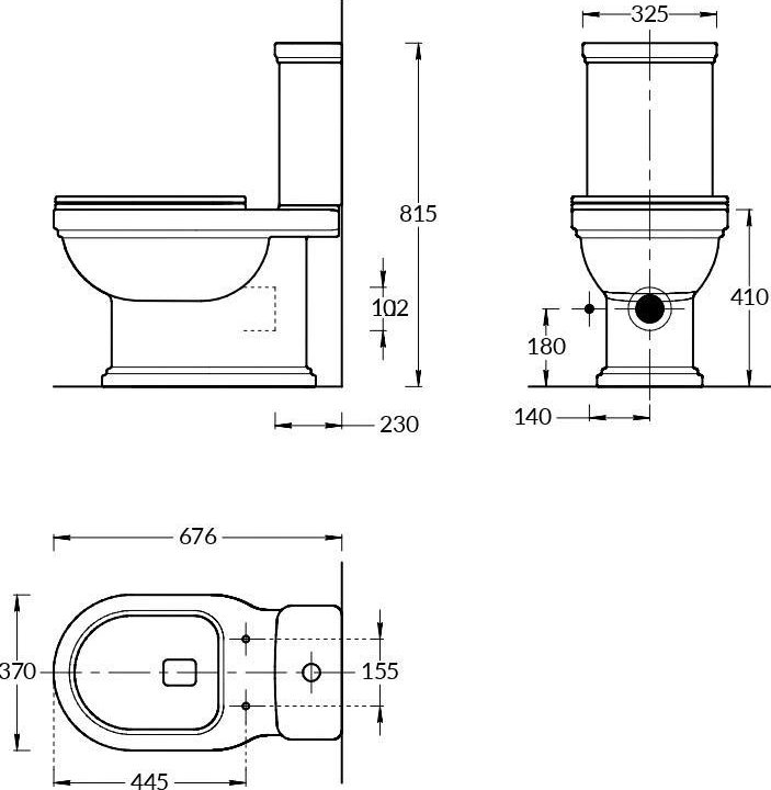 Унитаз-компакт напольный KERAMA MARAZZI Pompei PO.wc.01, с микролифтом