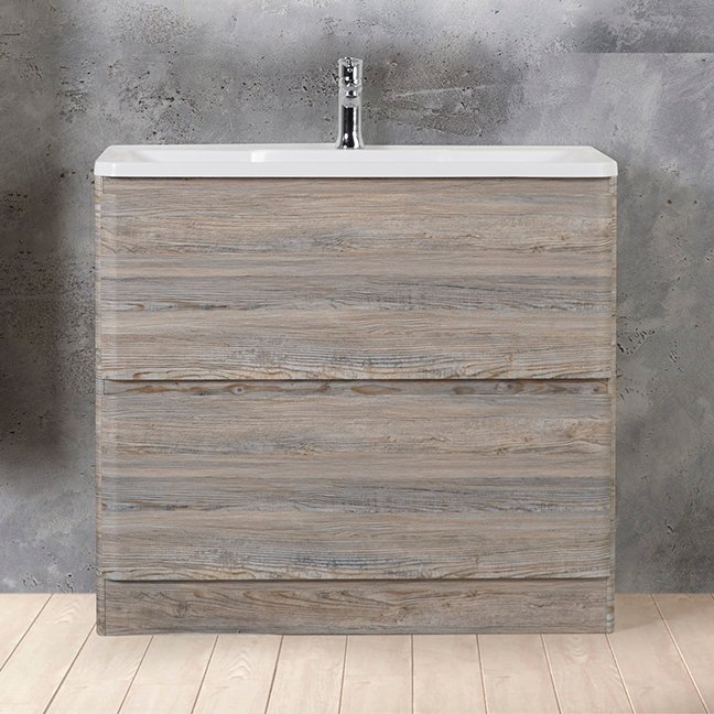Тумба под раковину без столешницы BelBagno Albano 100 напольная, pino scania