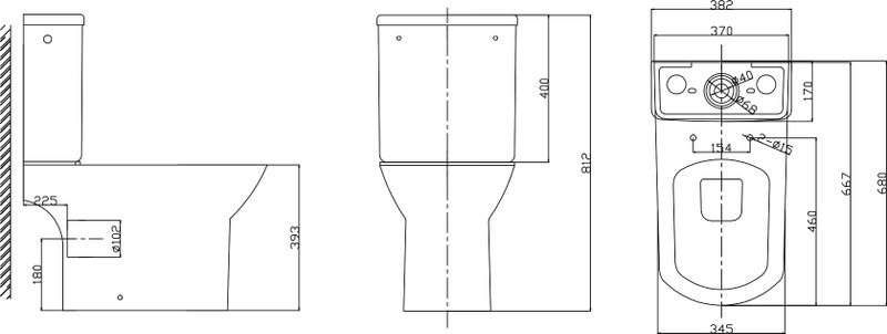 Унитаз-компакт напольный EvaGold B04 EG040048