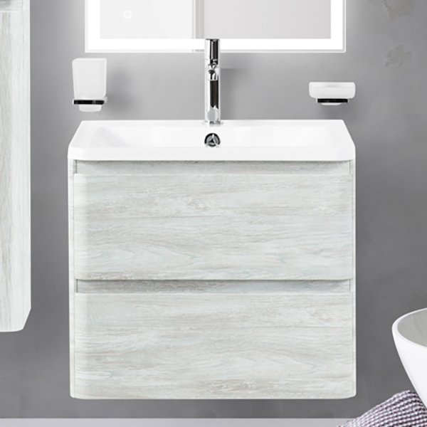Тумба под раковину без столешницы BelBagno Albano 70 подвесная, rovere vintage bianco
