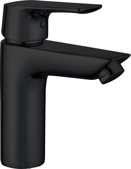 Смеситель для раковины Aquanet Static AF330-10B, чёрный матовый