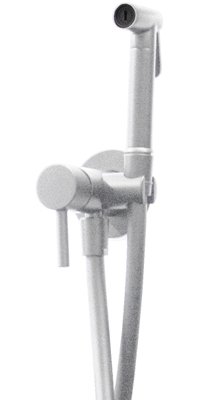 Гигиенический душ Paffoni Tweet Round ZDUP110BO, со смесителем, С ВНУТРЕННЕЙ ЧАСТЬЮ